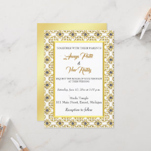 Indian Hindu Wedding Invitation