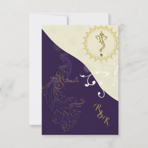 Indian hindu wedding invitation