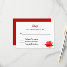 Indian Hindu Wedding Invitation RSVP