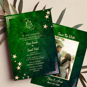 Indian Hindu Wedding Invitation with Custom Image