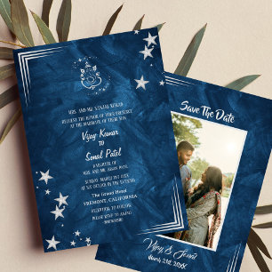 Indian Hindu Wedding Invitation with Custom Image