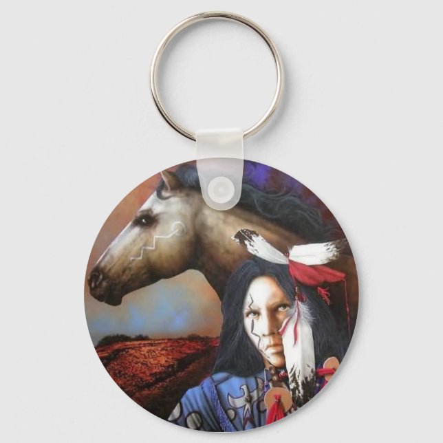 Indian/Horse Key Ring (Front)