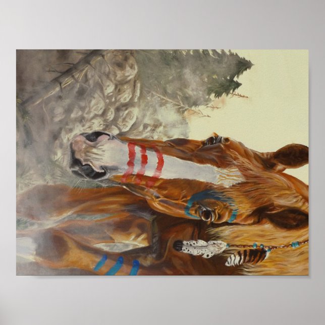 Indian horse poster (Front)