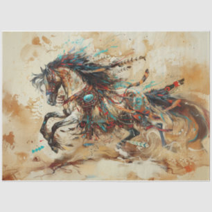 Indian Horse Tissue Paper