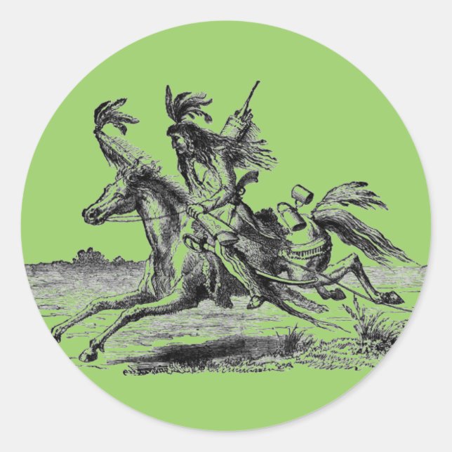 Indian Horseback Sticker (Front)