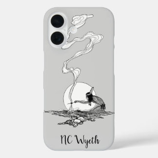 Indian in His Solitude by NC Wyeth Vintage Western iPhone 16 Case