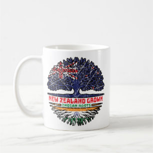 Indian India New Zealander New Zealand Tree Roots Coffee Mug