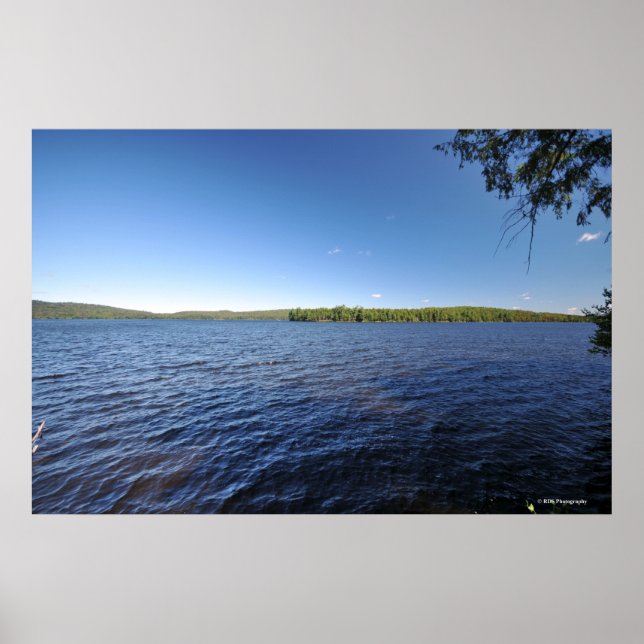 Indian lake in the Adirondacks. print 08 220 (Front)