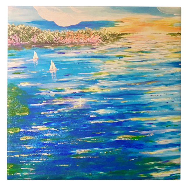 Indian Lake Tile (Front)