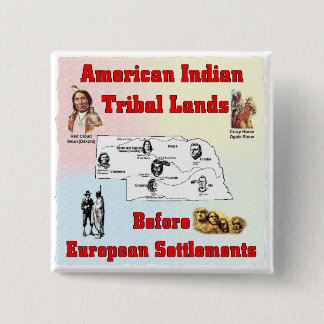 Indian land 15 cm square badge