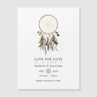 Indian legend Tribal Boho Wedding Save the Date