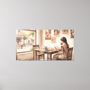 Indian lifestyle aesthetic canvas print