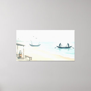 Indian lifestyle aesthetic canvas print