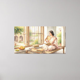 Indian lifestyle aesthetic canvas print