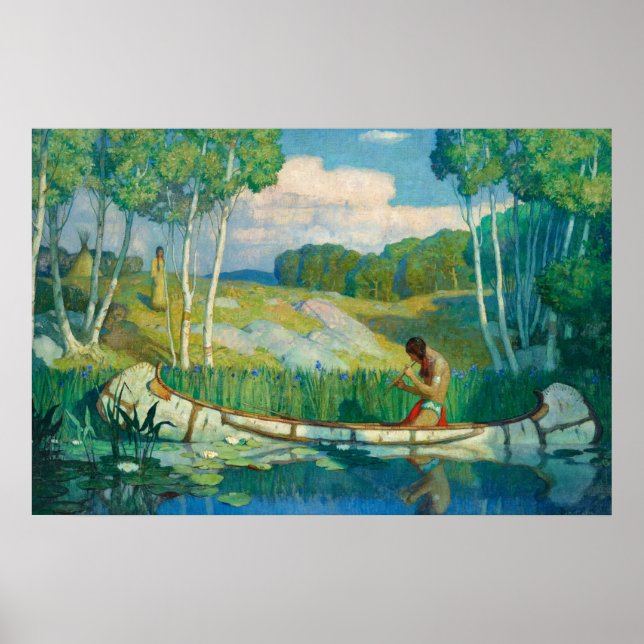 Indian Love Call by Newell Convers Wyeth Poster (Front)