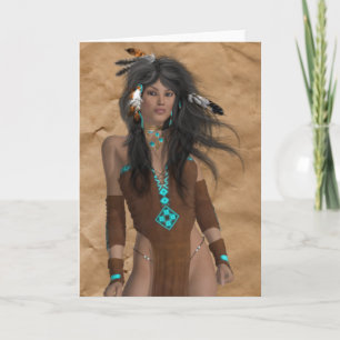 Indian Maiden All Occasion Card