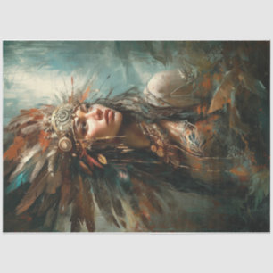 Indian Maiden Princess  Tissue Paper