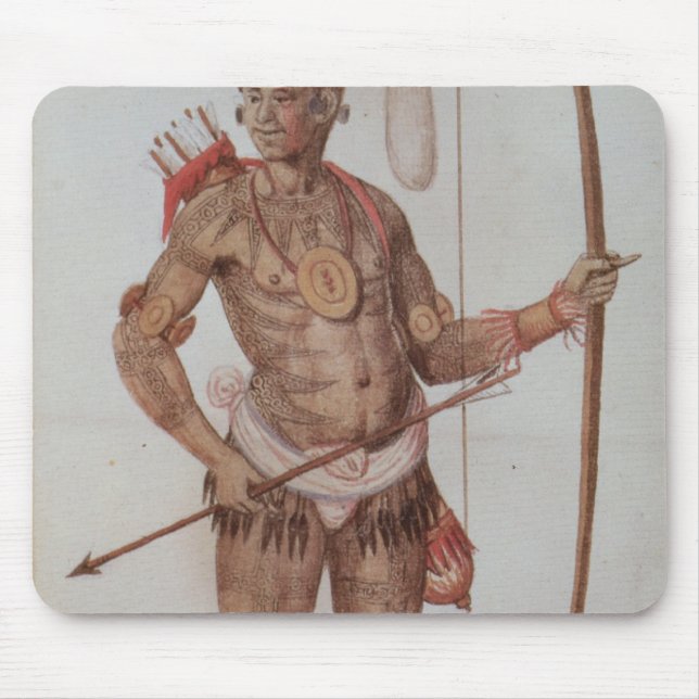 Indian Man of Florida Mouse Mat (Front)