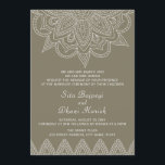 Indian Mehndi Hindu Elegant Stylish Green Wedding Invitation<br><div class="desc">Can be fully customised to suit your needs. © Gorjo Designs. Made for you via the Zazzle platform. // Looking for matching items? Other stationery from the set available in the ‘collections’ section of my store. // Need help customising your design? Got other ideas? Feel free to contact me (Zoe)...</div>