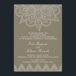 Indian Mehndi Hindu Elegant Stylish Green Wedding Invitation<br><div class="desc">Can be fully customised to suit your needs. © Gorjo Designs. Made for you via the Zazzle platform. // Looking for matching items? Other stationery from the set available in the ‘collections’ section of my store. // Need help customising your design? Got other ideas? Feel free to contact me (Zoe)...</div>