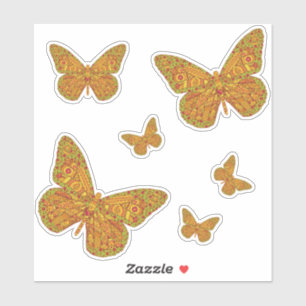 Indian Monarch Contour Sticker