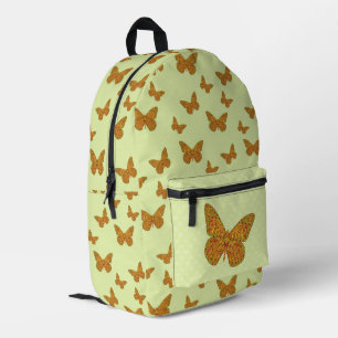 Indian Monarch Printed Backpack