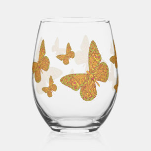Indian Monarch Stemless Wine Glass
