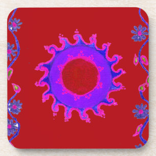 Indian Motif Mendi Art Coaster