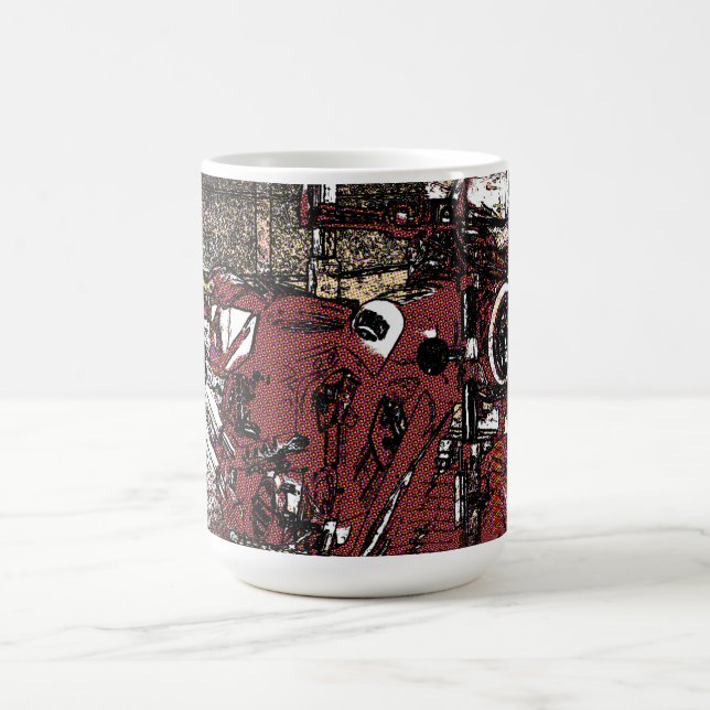 Indian MotorBike  Coffee Mug (Center)