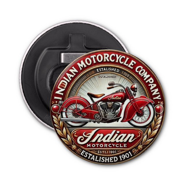 Indian Motorcycle Bottle Opener (Front)