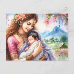 Indian Mum 12 Postcard