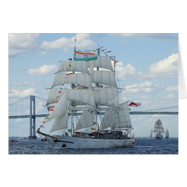 Indian Navy sail training ship Tarangini  (Front Horizontal)