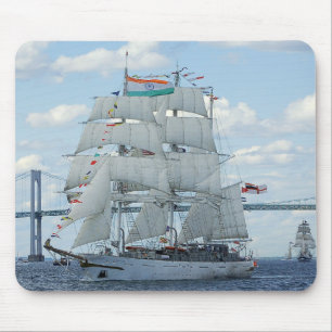 Indian Navy sail training ship Tarangini  Mouse Mat