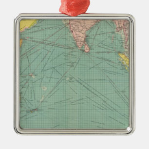 Indian Ocean 3 Metal Tree Decoration