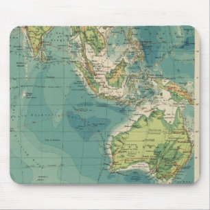 Indian Ocean cables, wireless stations Mouse Mat