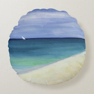 Indian Ocean II 1995 Round Cushion