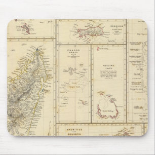 Indian Ocean Islands Mouse Mat