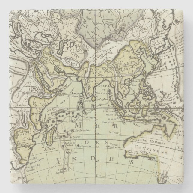 Indian Ocean Stone Coaster (Front)