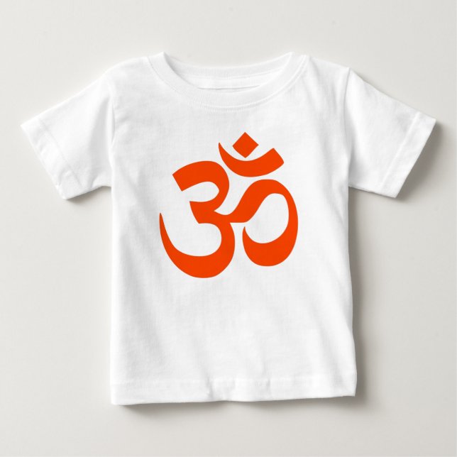 Indian Om Symbol Baby T-Shirt (Front)