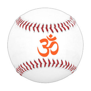 Indian Om Symbol Baseball