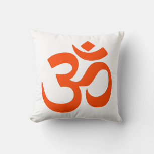 Indian Om Symbol Cushion