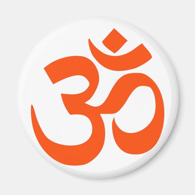 Indian Om Symbol Magnet (Front)
