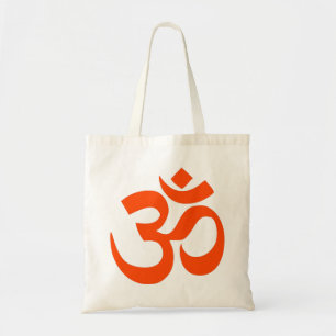Indian Om Symbol Tote Bag