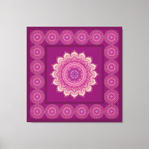 Indian ornament canvas print
