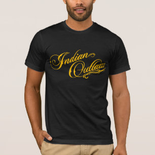 ‘INDIAN OUTLAW LOGO TEXT SHIRT’ T-Shirt