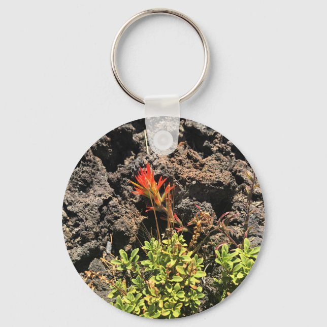 Indian Paintbrush Key Ring (Front)