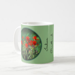 Indian Paintbrush Painting - Original Flower Art Coffee Mug