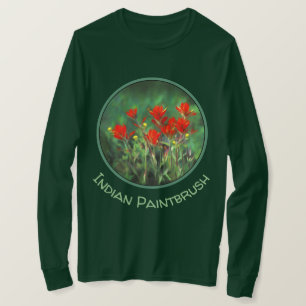 Indian Paintbrush Painting - Original Flower Art T-Shirt