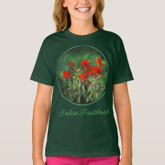 Indian Paintbrush Painting - Original Flower Art T T-Shirt
