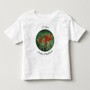 Indian Paintbrush Painting - Original Flower Art Toddler T-Shirt